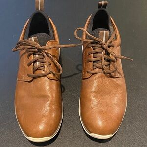 Johnston & Murphy Brown Leather Sneakers